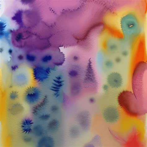 Abstract Watercolor Painting In Pastel Colors · Creative Fabrica