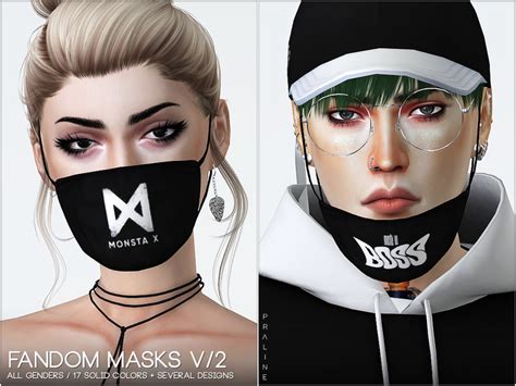 Pralinesims Fandom Masks V2