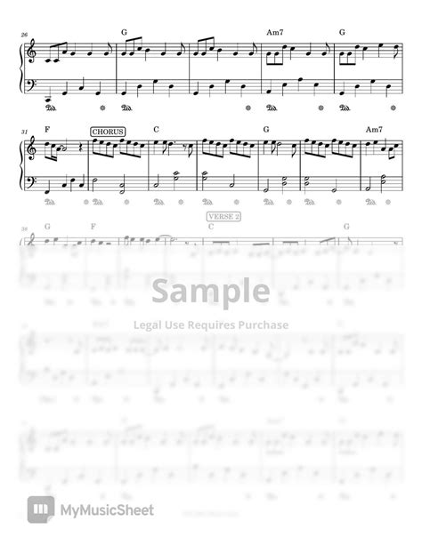 Jamie Miller Here S Your Perfect Piano Sheet Music Sheets By Mel S