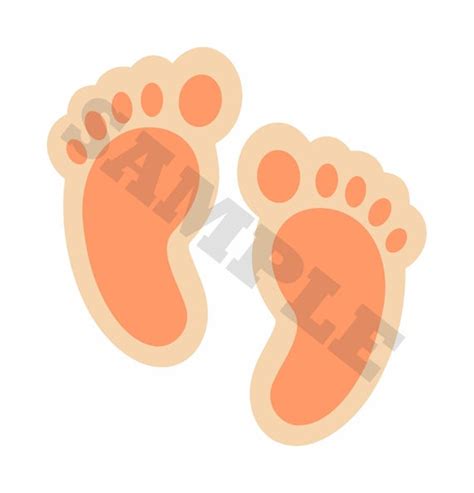 Baby Feet Svg Dxf Graphic Art Cut Files Etsy
