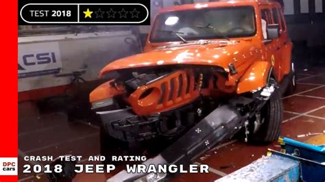 2018 Jeep Wrangler Crash Test And Rating YouTube