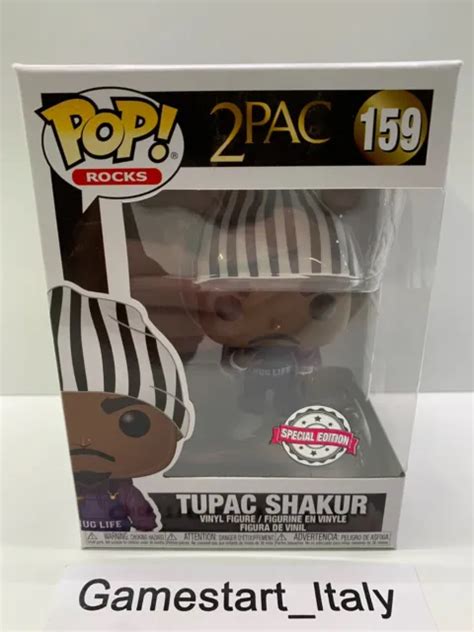 Funko Pop Rocks 2pac Tupac Shakur 159 Special Edition Vinyl Figure
