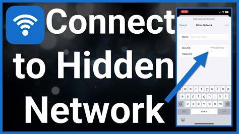 How To Connect To A Hidden Wifi Network On Iphone Youtube