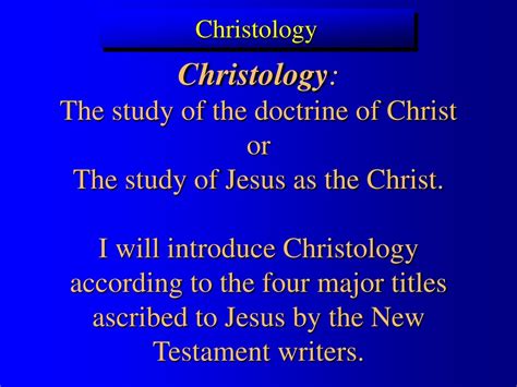 Ppt Christology Powerpoint Presentation Free Download Id568536