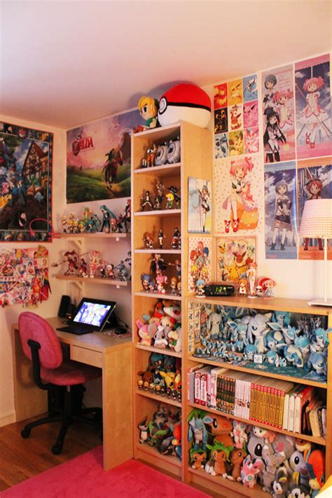 Bright And Cute I Love The Glaceon Shelf Otaku Room Geek Room Nerd Room