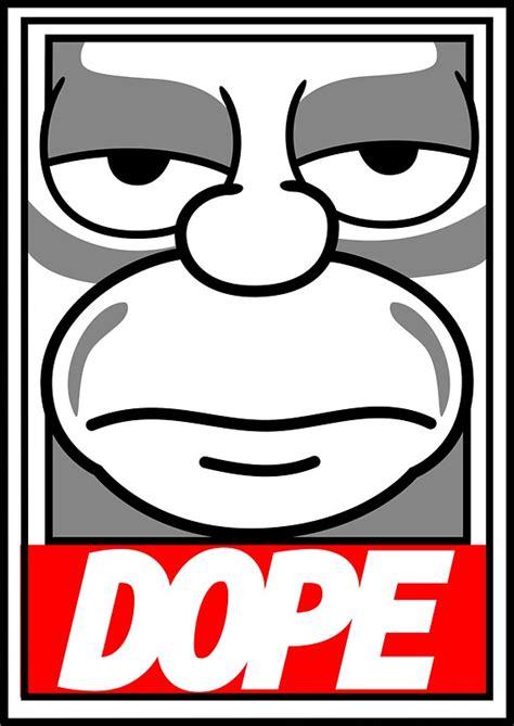 Homer Simpson Dope Stickers Redbubble