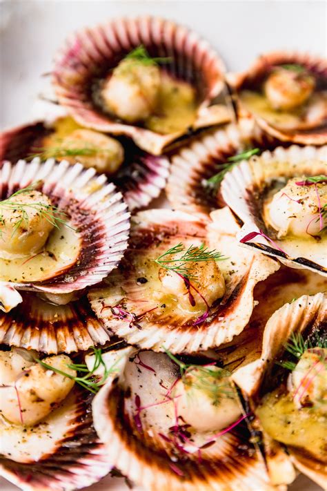 Grilled Scallops With Butter Garlic And White Wine Cravings Journal
