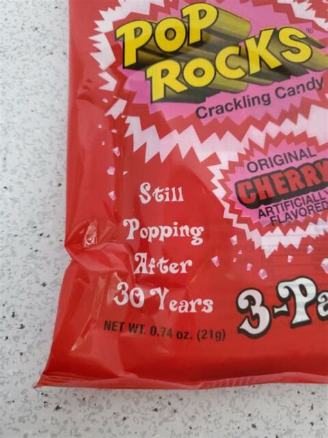 Pop Rocks Cherry Flavor Limited Edition Hard Popping Candy 3 Pack 2021