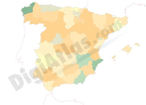 Mapa De España Ccaa Provincias Y Municipios