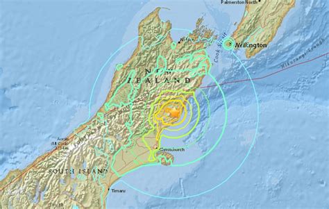 Photos Earthquake Hits New Zealand