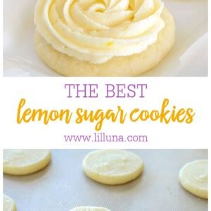Lemon Sugar Cookies With Lemon Buttercream Lil Luna