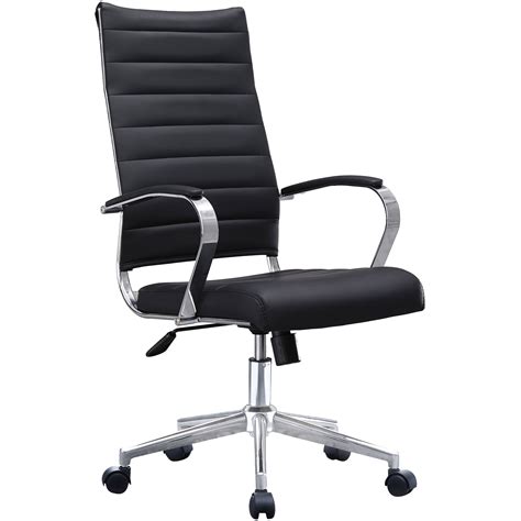 Get the best deal for home office/study leather modern chairs from the largest online selection at ebay.com. 2xhome Black Contemporary Mid Century Modern High Back ...