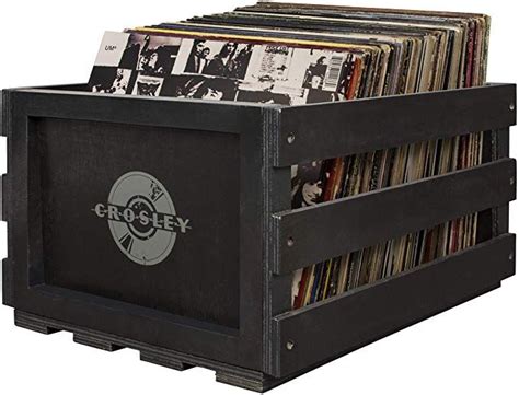 Huge sale on vinyl records storage crate now on. Amazon.com: Crosley AC1004A-NA Record Storage Crate Holds up to 75 Albums, Natural: Home Audio ...