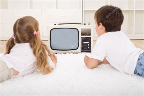 Kids Watching Television Stock Photo By ©lightkeeper 6430697