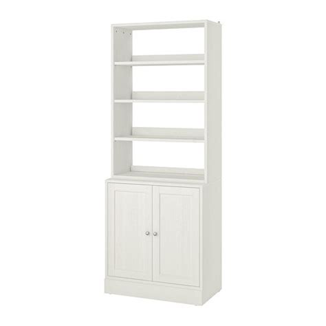 Havsta Storage Combination W Glass Doors White 192 659 72 Ikea