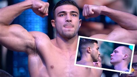 Tommy Fury In Incredible Shape Weighs In And Faces Off Ahead Of First Fight Since Love Island