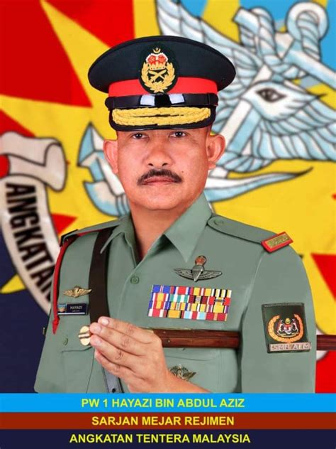 First Regimental Sergeant Major Of The Malaysian Armed Forces My