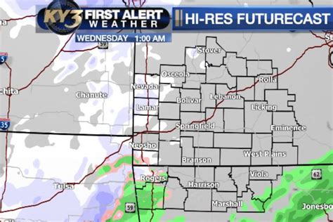 first alert weather ky3′s futurecast radar maps hour by hour light snowfall into wednesday