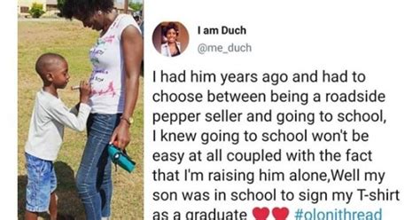 A Nigerian Single Mum Who Almost Dropped Out Of School After She Got Pregnant At A Young Age
