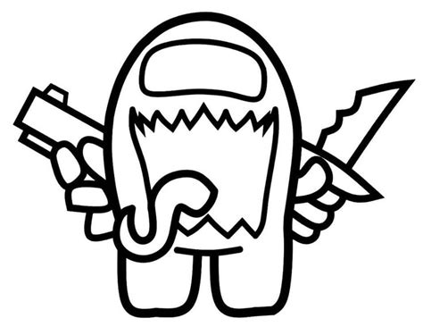 Https://techalive.net/coloring Page/among Us Imposter Killing Coloring Pages