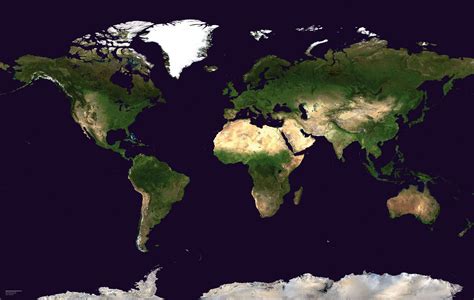 World Satellite Map Guide Of The World Riset