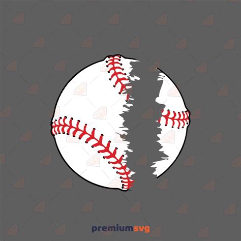 Split Baseball Svg Instant Download Monogram Premiumsvg
