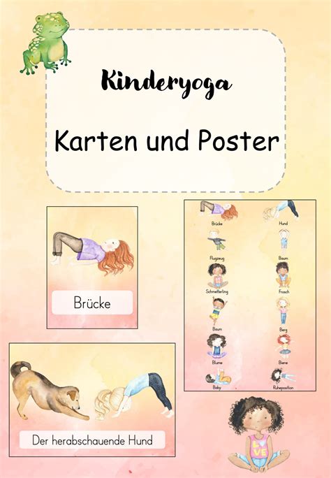 Yogakurse für kinder im kindergarten sind ab dem alter des kindergartens möglich. Yoga mit Kindern (Karten und Poster) - Unterrichtsmaterial ...
