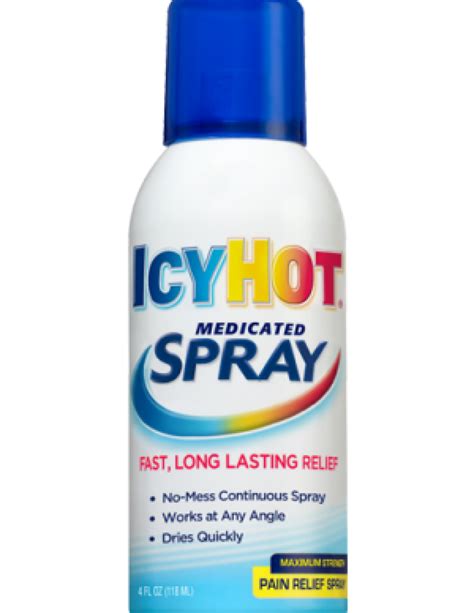 Icy Hot Medicated Spray 118 Ml Davisville Home Health Care Medical