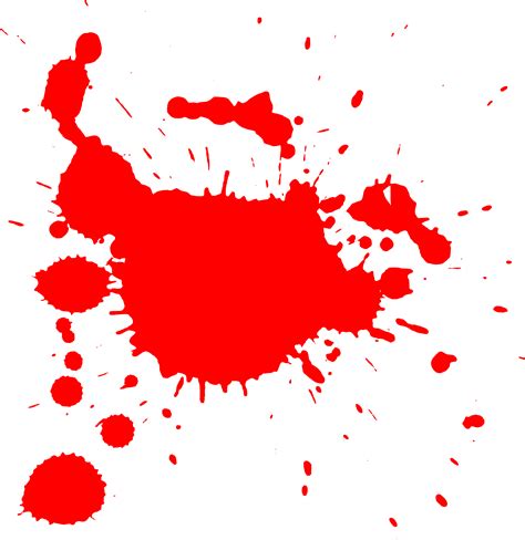 15 Red Paint Splatters (PNG Transparent) | OnlyGFX.com png image
