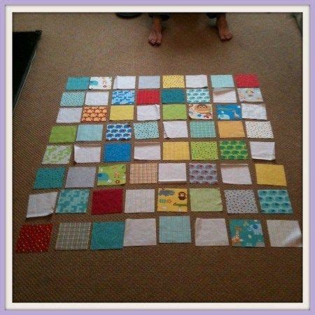How To Make A Cotbed Quilt For Beginners Step 2 Preparing To Sew The