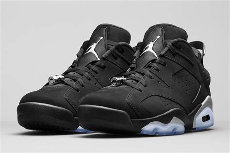 Air Jordan 6 Low Black Metallic Silver 2015 Somac Sas