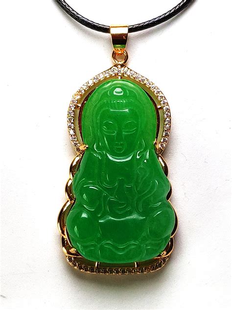 Beautiful 12 Style Green Jade Silver Amulet Pendant Necklaces Home