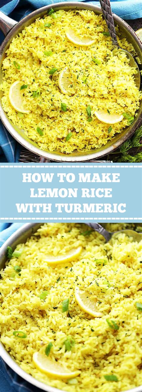 How To Make Lemon Rice With Turmeric Easy Booking