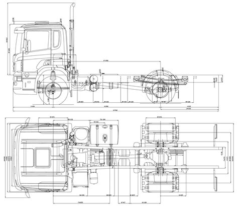 Scania Truck Blueprint
