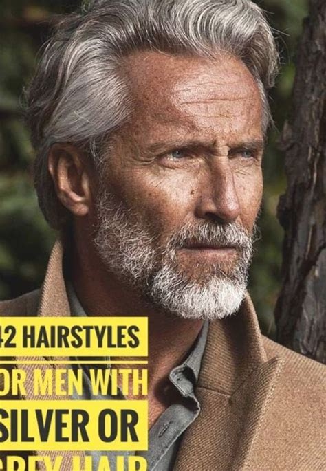42 Hairstyles For Men With Silver And Grey Hair Mens Grey Hairstyles Older Mens Long Hairstyles
