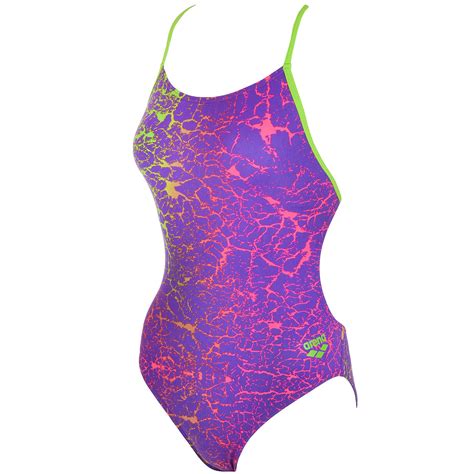 Arena Womens Storm Booster Back One Piece Swimsuit Swim Swimming