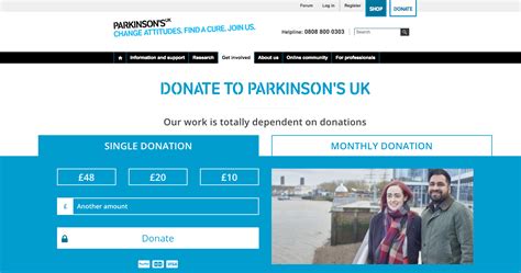 Parkinsons Uk Donation Page Justgiving Blog