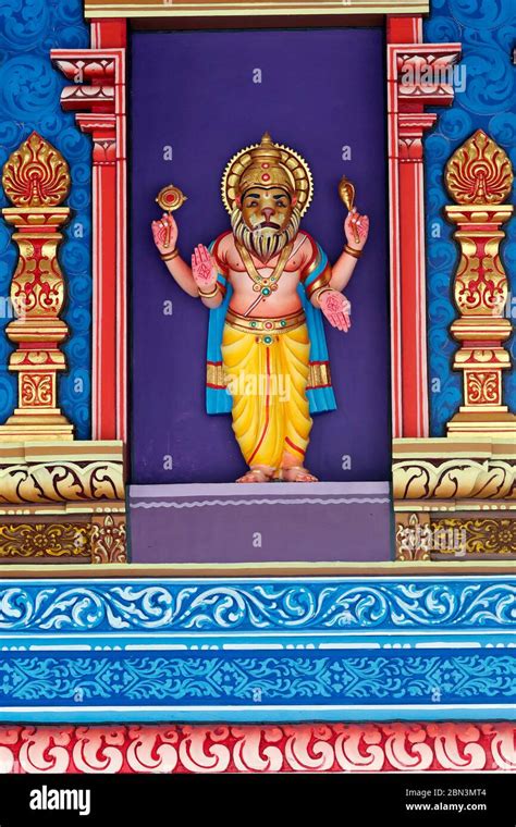 Hindu Temple And Shrine Of Batu Caves Hindu God Narasimha Avatar Of