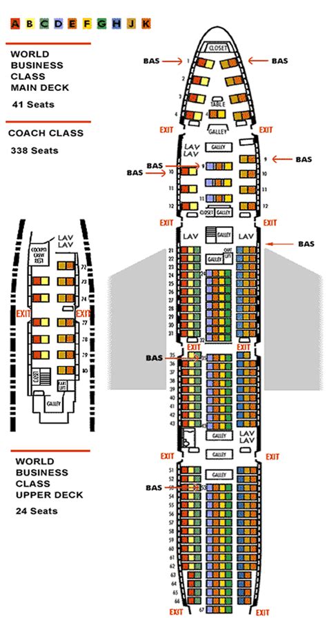 Korean Air Seating Chart Seat Map Korean Air Boeing B Pax Seatmaestro