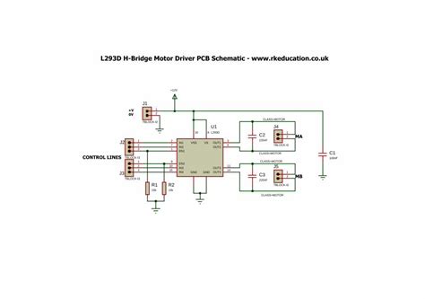 Pdf L293d H Bridge Motor Driver Pcb Schematic · L293d H Bridge