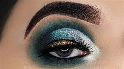 Green Cut Crease Dramatic Eye Makeup Tutorial Face And Colors Youtube