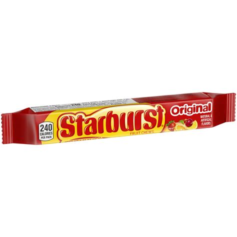 Starburst Original Fruit Chews Candy Single Pack 207 Oz