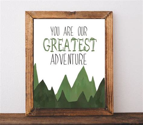 You Are Our Greatest Adventure Nursery Kids Room Printable Digital