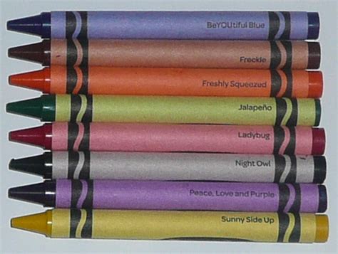 The Crayon Blog New Crayola Color Names For Their 110th Anniversary