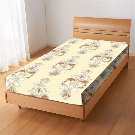 With sheets that feel just right. Damask Floral 'Cream' Fitted Sheet Bedding Single Bed Set ...