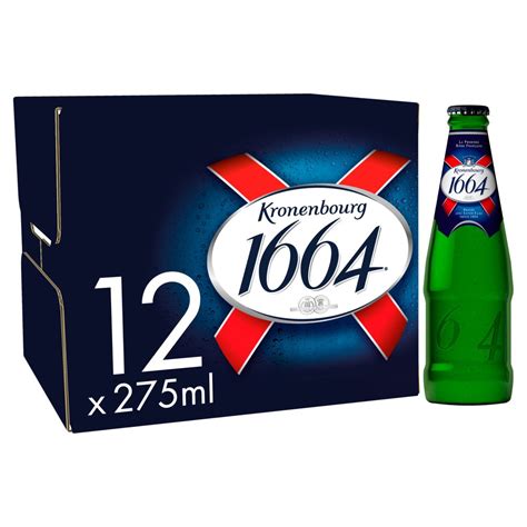 Kronenbourg 1664 Lager Beer 12 X 275ml Bottles Best One