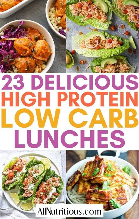 High Protein Low Carb Lunch Ideas All Nutritious