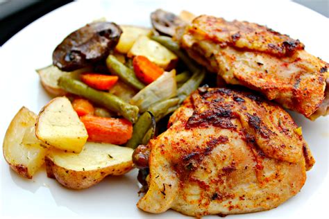 Oven Roasted Chicken And Vegetables The Complete Savorist