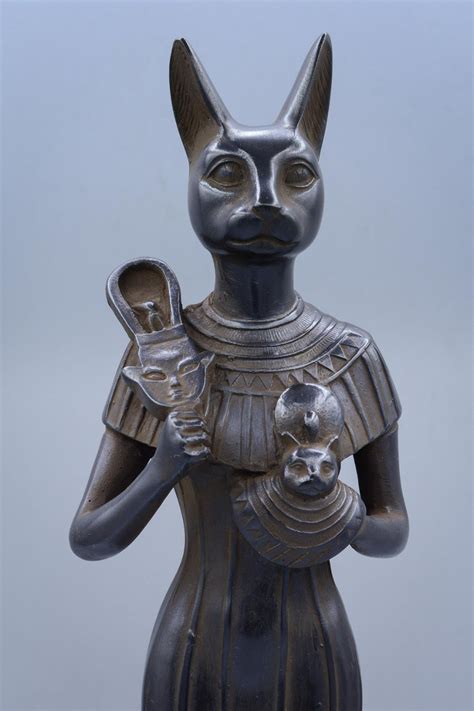 egyptian goddess cat bastet large standing joy love music etsy bastet egyptian goddess sekhmet