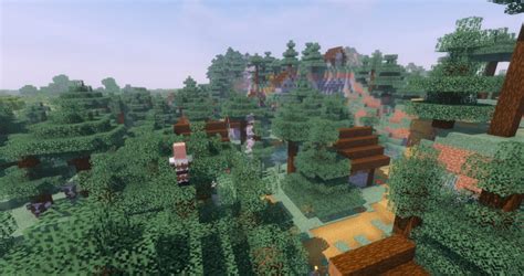 Biomes located at middle latitudes (30° to 60°) between the poles and the equator (temperate deciduous forest, temperate grasslands, and cold deserts) receive more sunlight and have moderate temperatures. Best Minecraft taiga biome seeds | Gamepur